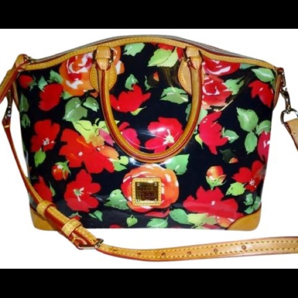Dooney & Bourke rose garden satchel - Picture 1 of 10